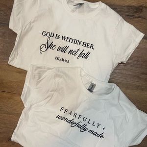Nice T shirts soft material with message